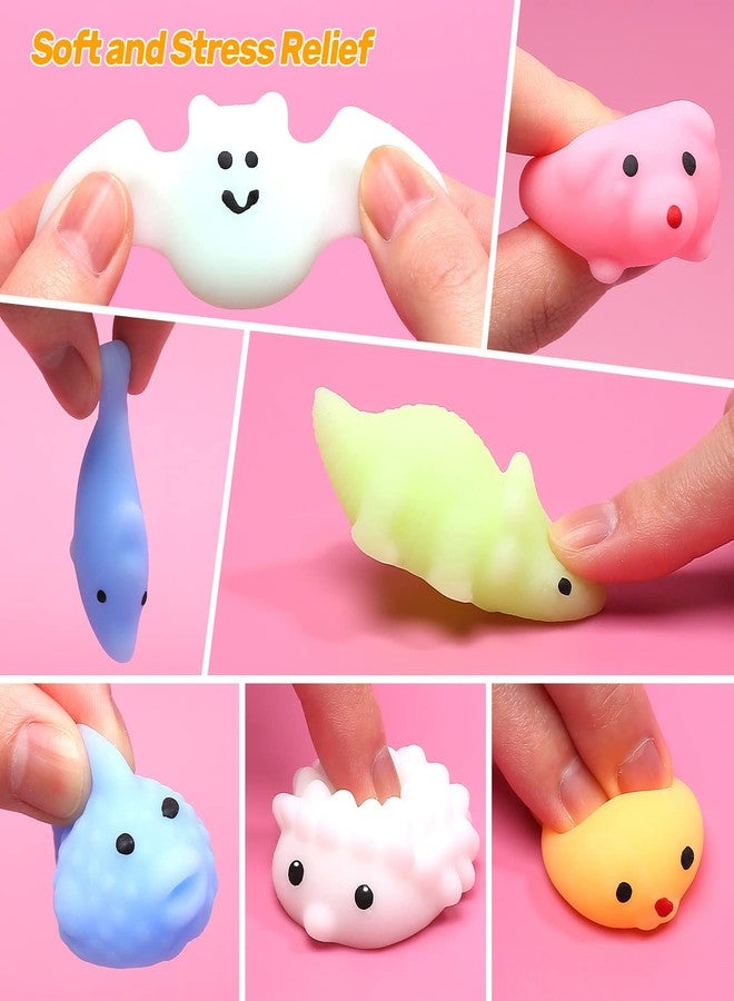 CUTE STONE 50 Pack Filled Easter Eggs with Mochi Squishy Toys Party Favors for Kids, Squeeze Mini Animals Stress Relief Toys for Boys and Girls - Image 4