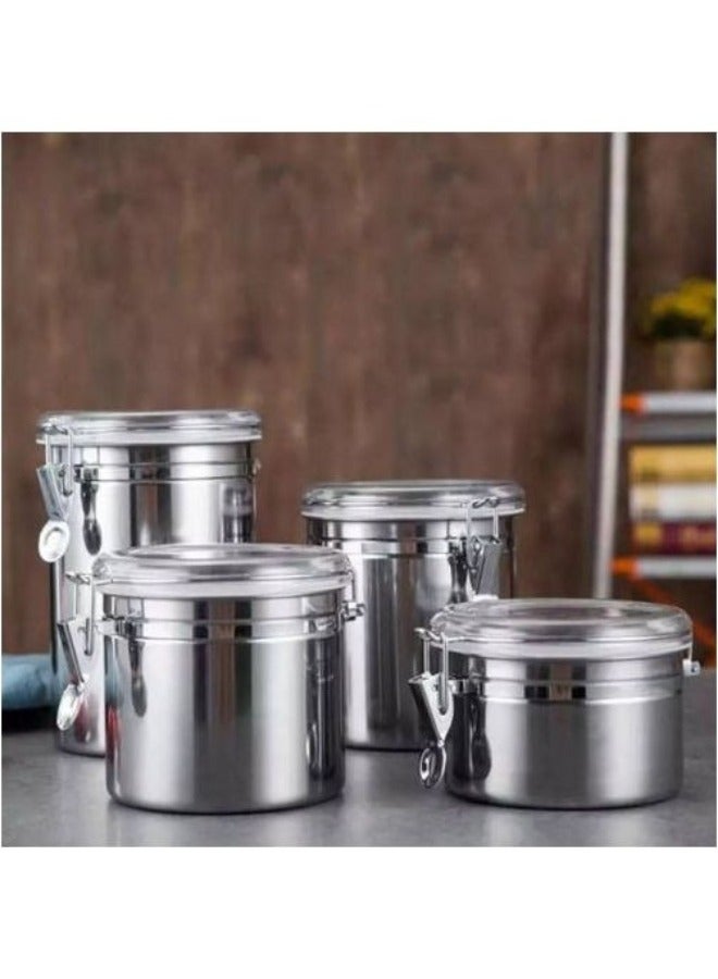 4 Pieces Stainless Steel Spice Jars - Image 2
