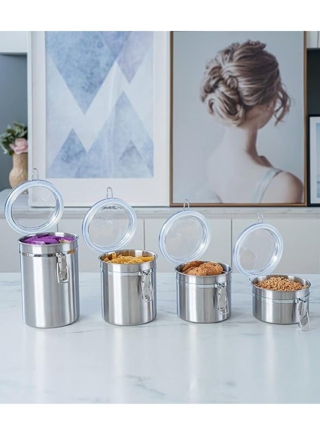 4 Pieces Stainless Steel Spice Jars - Image 3