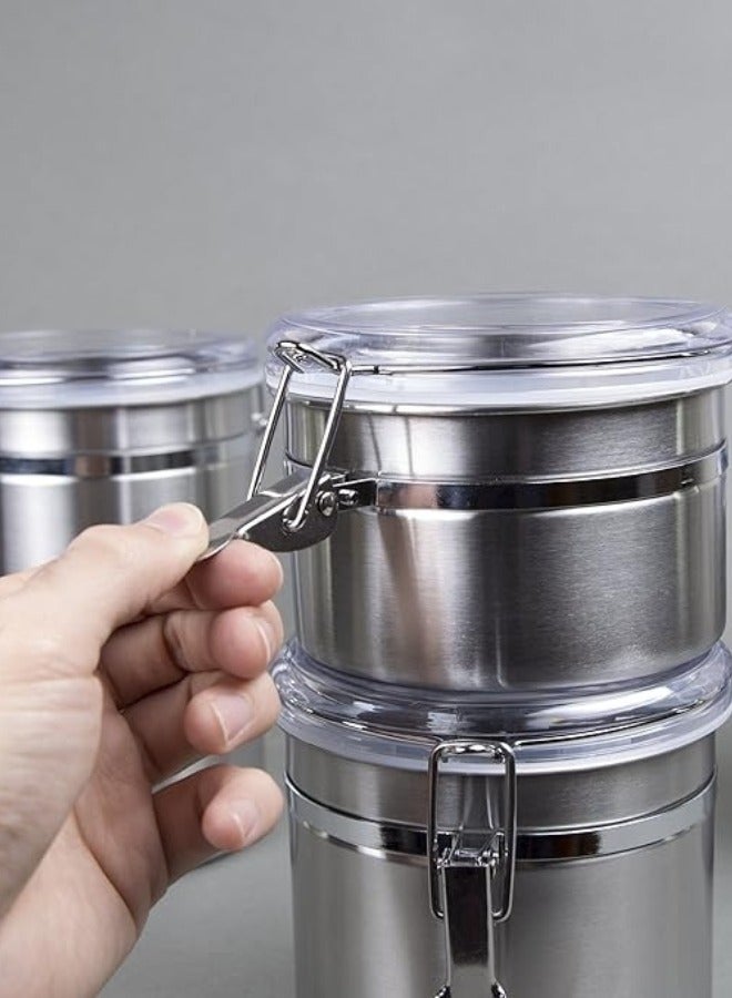 4 Pieces Stainless Steel Spice Jars - Image 4