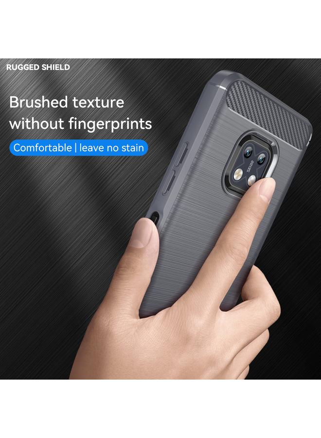 erorex Case For Nokia XR20 Brushed Texture Carbon Fiber TPU Phone Case - Image 3