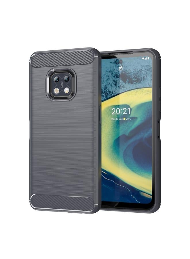 erorex Case For Nokia XR20 Brushed Texture Carbon Fiber TPU Phone Case - Image 1