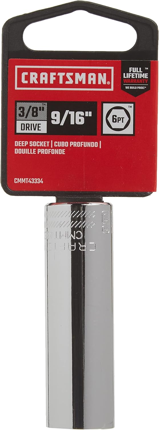 CRAFTSMAN CRAFTSMAN Deep Socket SAE 38Inch Drive 916Inch 6Point CMMT43334  - Image 2