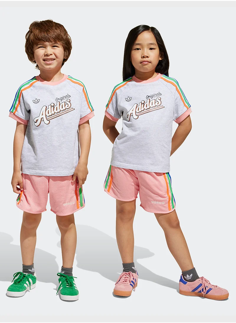 اديداس اوريجينالز Kids Shorts And T-Shirt Set