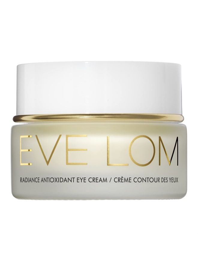 Eve Lom كريم العين المضاد للأكسدة من راديانس | مرطب عيون متعدد الاستخدامات يرطب، يضيء، ويقلل من ظهور الهالات السوداء. يغذي ويقلل من الانتفاخ - 15 مل - Image 1