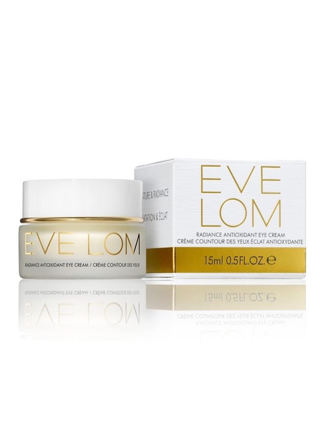Eve Lom كريم العين المضاد للأكسدة من راديانس | مرطب عيون متعدد الاستخدامات يرطب، يضيء، ويقلل من ظهور الهالات السوداء. يغذي ويقلل من الانتفاخ - 15 مل - Image 3