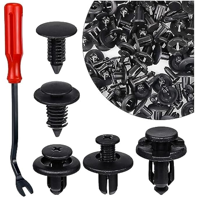 ريحني 120 قطعة تثبيت سيارة 63 مم 8 مم 9 مم 10 مم براغي توسعة استبدال الطقم مشابك دفع المسامير 1 قطعة مزيل التثبيت - Image 1