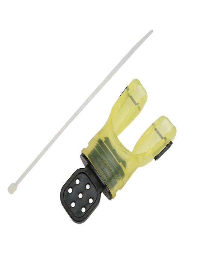 TOOKE Thermoplastic Mouthpiece Diving Snorkel Second Stage Regulator Bite MouthpieceCandy Yellow - Image 1
