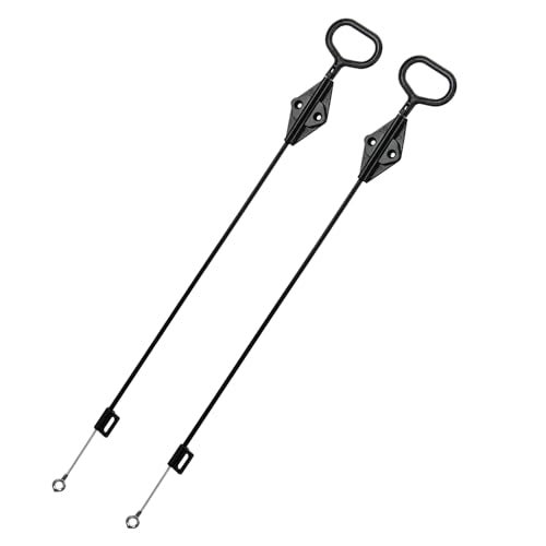 Ximoon 2 Pieces Recliner Cable D Ring Handle Compatible for Lazboy Sectional counch, 22" Recliner Pull Handle Counch - Image 2