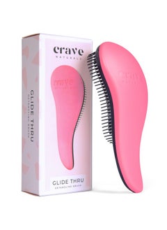 Glide Thru Detangling Brush - Detangler Brush For Natural, Curly, Straight, Wet And Dry Hair For Adults And Kids - Hair Brush For Little Girls, Toddlers, Teens - 7.5 X 3 Inches, Pink - pzsku/Z8E0166D7ABCC0DCBD031Z/45/_/1734182872/8ae28d45-f759-42bb-887f-f64ccc52c049