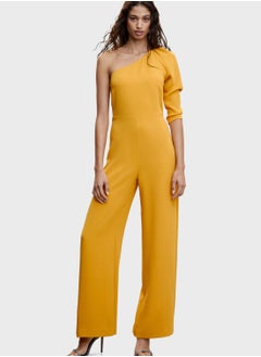 One Shoulder Wide Leg Jumpsuit