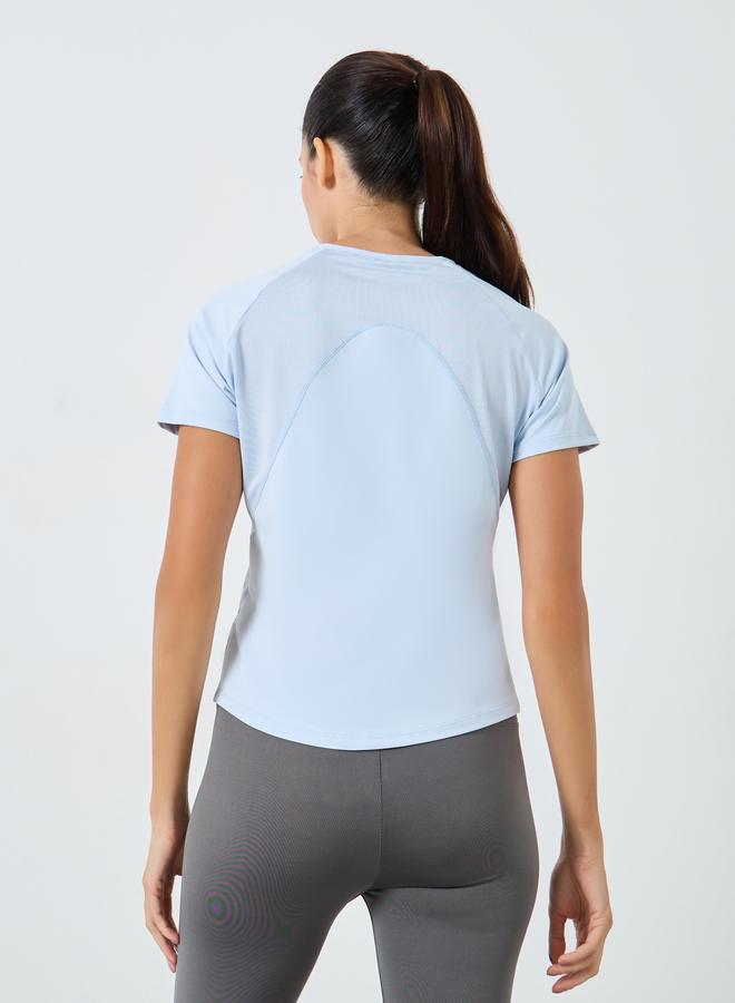 ستايلي اكتيف بلوزة بحافة مُنحنية - Image 4