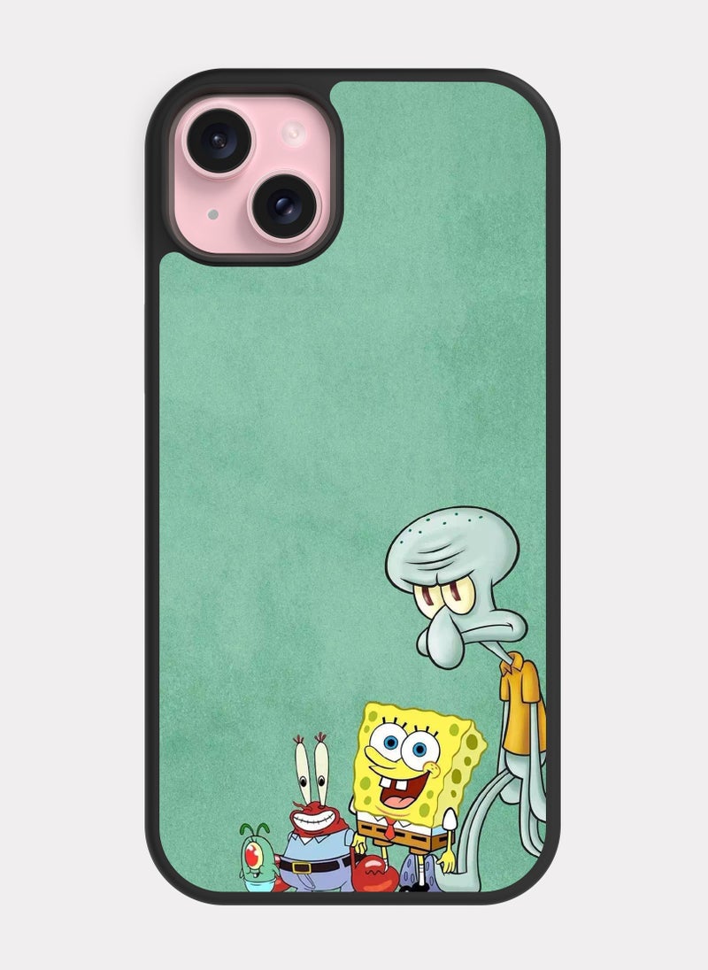 PXLAAT iPhone 15 Plus case cover spongebob - Image 1