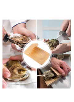 Oyster Shucking Clamp, Shucker Tool Wood Oyster Holder, Opener Shucking Block, Wooden Seafood Shucking Clip, Z-shaped Design, Multifunctional Tool, for Kitchen Home Outdoor Barbecue Camping (3PCS) - pzsku/Z8E018BE4B83ED112A4FEZ/45/_/1713924652/89d5103b-1995-45df-ae2e-a05b42e624c5