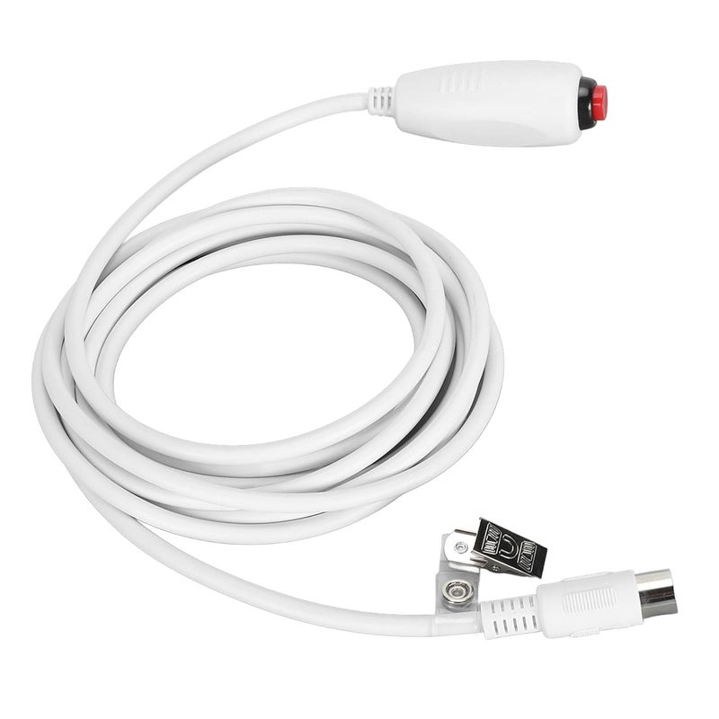 Nurse Call Cord, Universal Replacement with Large Din 8 Pin Connector Handle Clamp/Holder, Emergency Call Cable for Caregivers Patients Elderly Disabled - Image 3