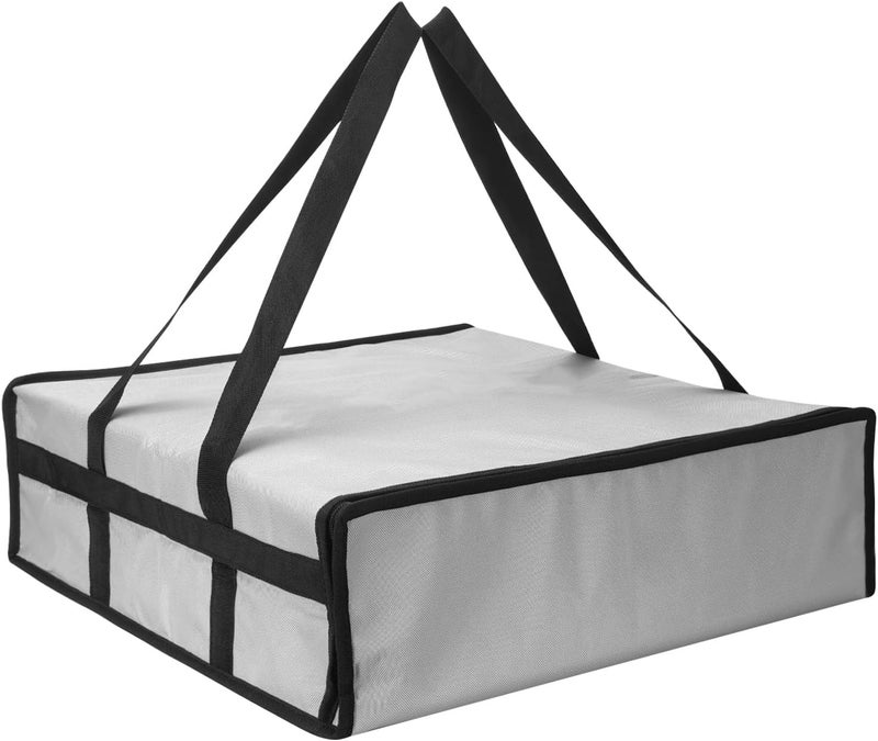 Yalin XXXL Large Insulated Cooler Bag, Styrofoam Cooler of Keep Food Hot or Cold, Reusable Double Zipper Food Delivery Bag for Grocery Shopping, 23" W x 15" H x 14" D (Grey, 20" W x 20" D x 6" H) - Image 1