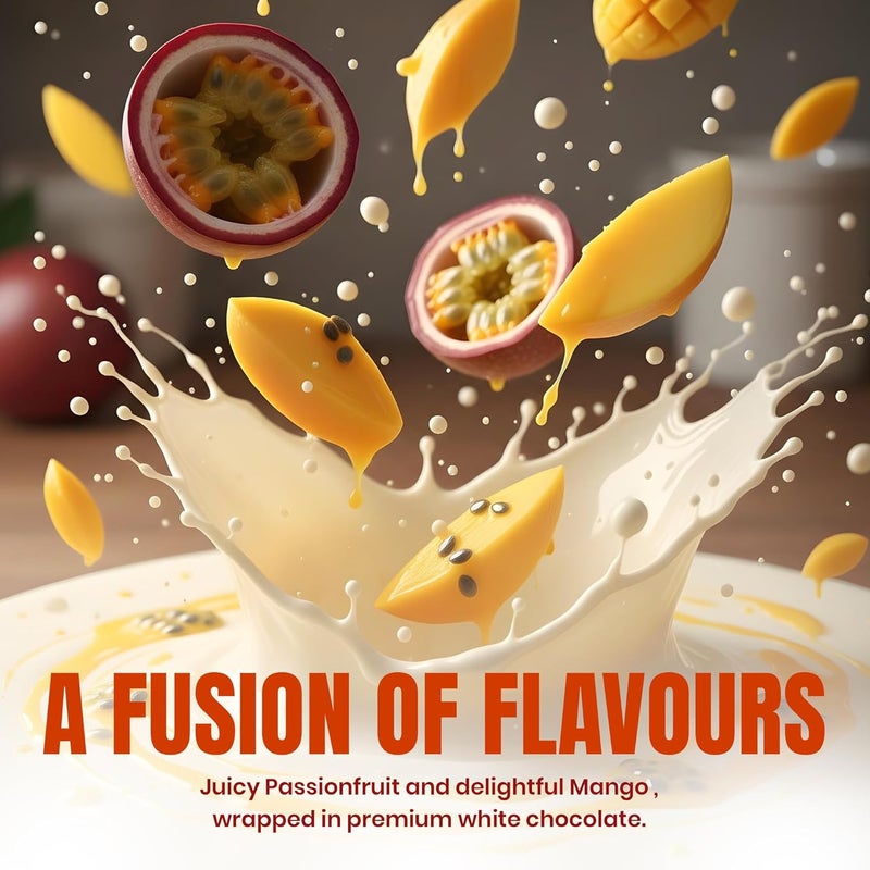 Karish Mango Passion Fruit Chocolate Bar 190g – Fruity Gourmet Chocolate, Rich Cocoa & Tropical Fruit Delight - Image 2