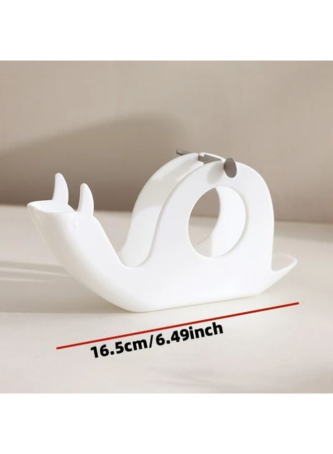 White Snail Shaped Fireproof Heat Resistant Mosquito Coil Holder Tray Indoor Outdoor Insect Repellent - Image 4
