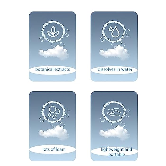 ULHYC 5 Packs Soap Paper Sheets Mini Portable Disposable Paper Soap Sheets Hand Washing Cleaning Paper for Indoor, Outdoor, Travel, Camping Hiking - Image 5