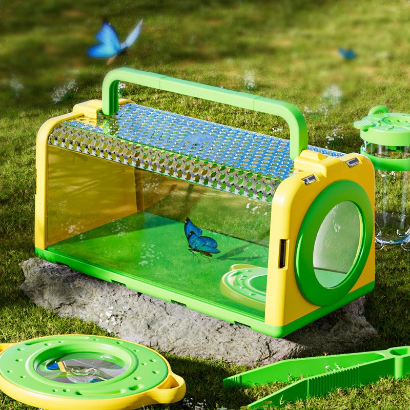 Bug Catching Kit: Green 360° Panoramic Observation - Safe Child-Friendly Design Insect Habitat for Outdoor Nature Exploration, Young Explorers - Image 2