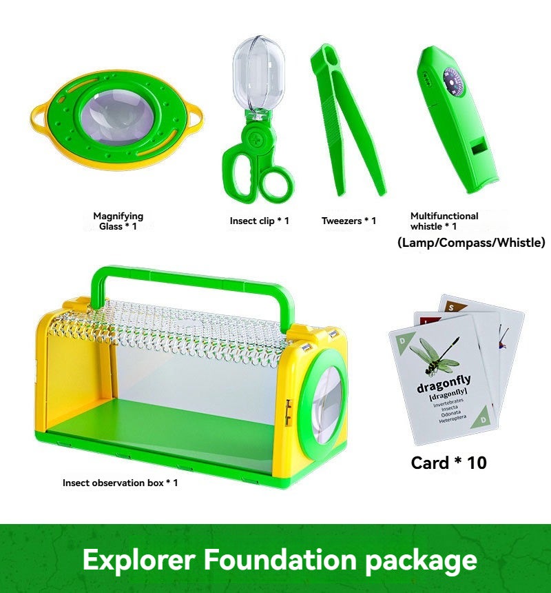 Bug Catching Kit: Green 360° Panoramic Observation - Safe Child-Friendly Design Insect Habitat for Outdoor Nature Exploration, Young Explorers - Image 3