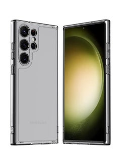 araree araree FLEXIELD TPU Perfect Protection Cover Compatible with Samsung Galaxy S23 Ultra(2023) - Shockproof Scratchproof Transparent Cover with Comfortable and Safe Grip (Black)  - Image 1