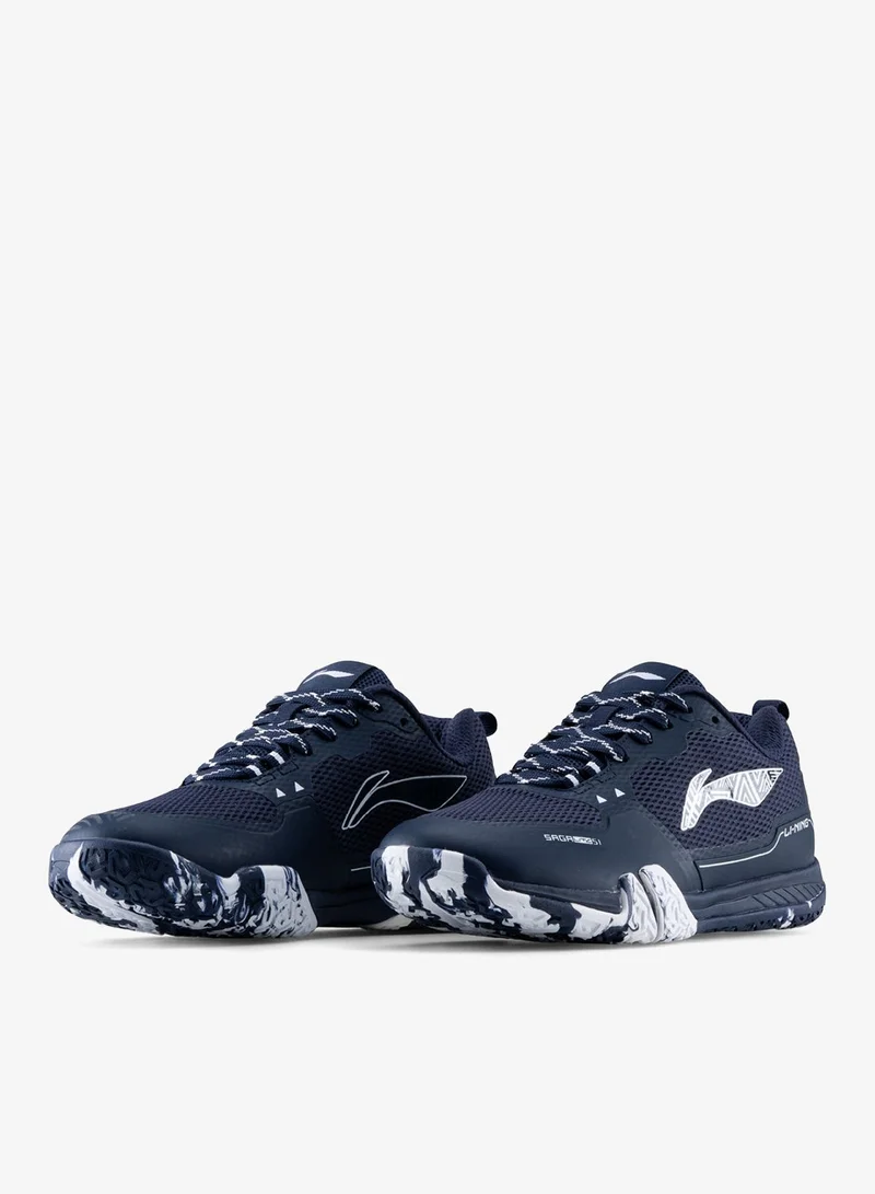 Li-Ning Navy/White Lining Saga Lite S1 Badminton Shoes  Unisex-adult Non Marking Lightweight & Durable  | Best Price UAE