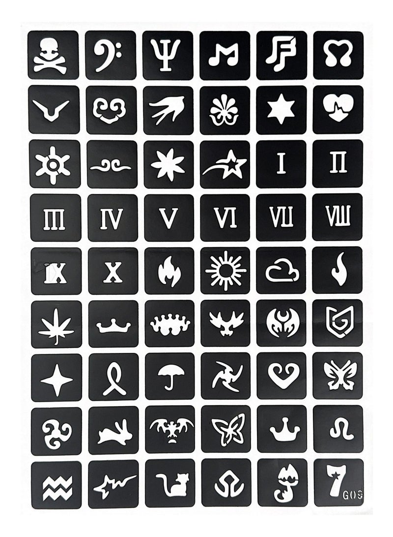 مودا هدية العيد | قالب وشم، ملصق حناء، حبر وشم سحري، قالب وشم، ملصق حناء، حبر وشم سحري، قالب وشم، ملصق حناء، حبر وشم سحري، قالب وشم، ملصق حناء، حبر وشم سحري، قالب وشم، ملصق حناء، حبر وشم سحري، قالب وشم، ملصق حناء، حبر وشم سحري، مجموعة ملصقات حناء - Image 4