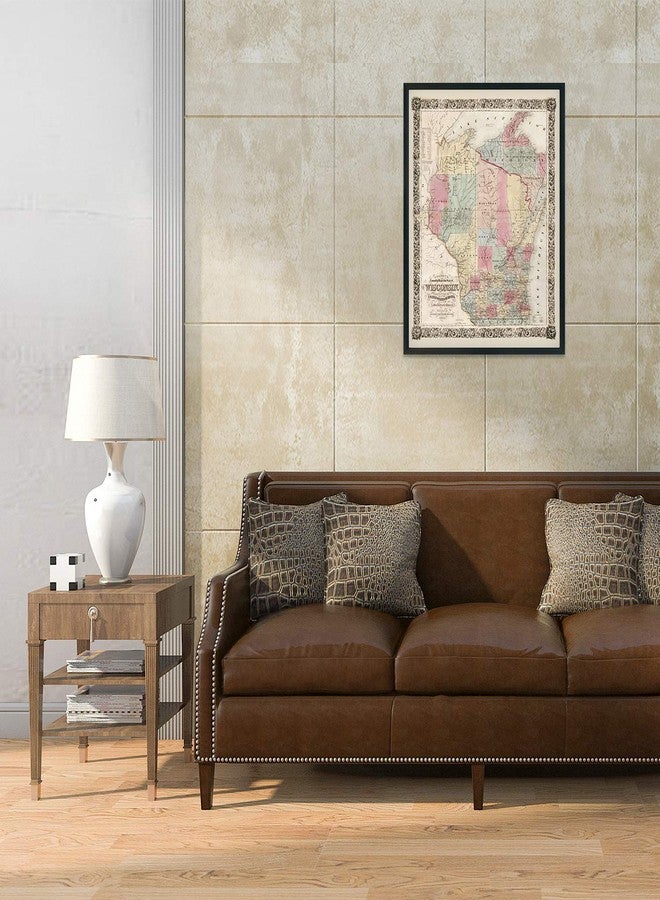 HISTORIX Vintage 1851 Wisconsin Map Poster - 24x30 Inch Vintage Map of Wisconsin Wall Art - Old Wisconsin Map Art - Township Map of Wisconsin Poster - Wisconsin Artwork - Wisconsin Print - Image 5