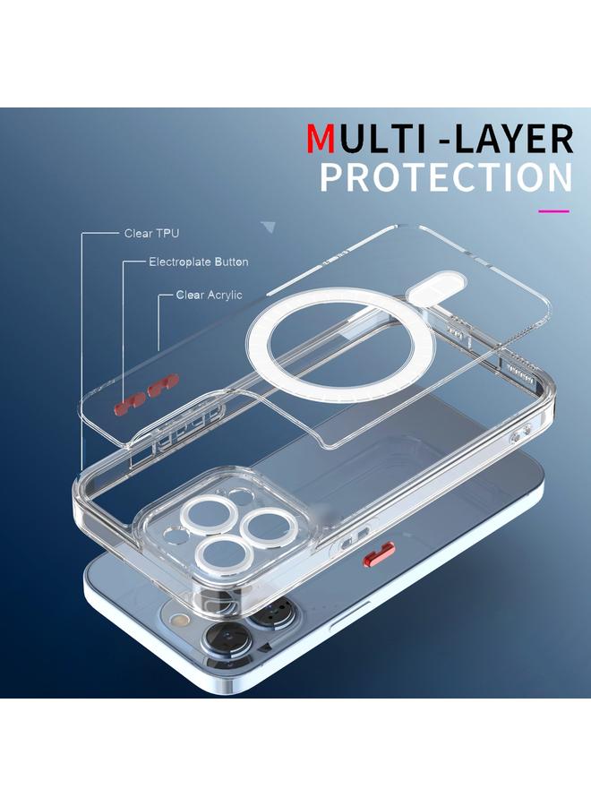 Zaboon Case For iPhone 13 Pro Cat-eye TPU + Acrylic Magsafe Phone Case - Image 3