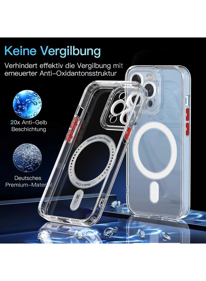 Zaboon Case For iPhone 13 Pro Cat-eye TPU + Acrylic Magsafe Phone Case - Image 2