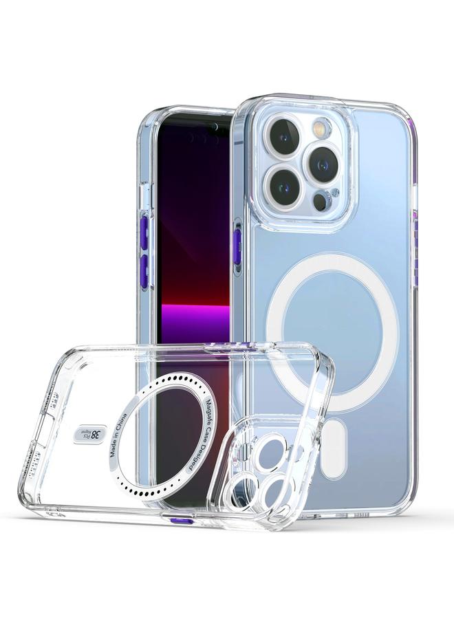 Zaboon Case For iPhone 13 Pro Cat-eye TPU + Acrylic Magsafe Phone Case - Image 1
