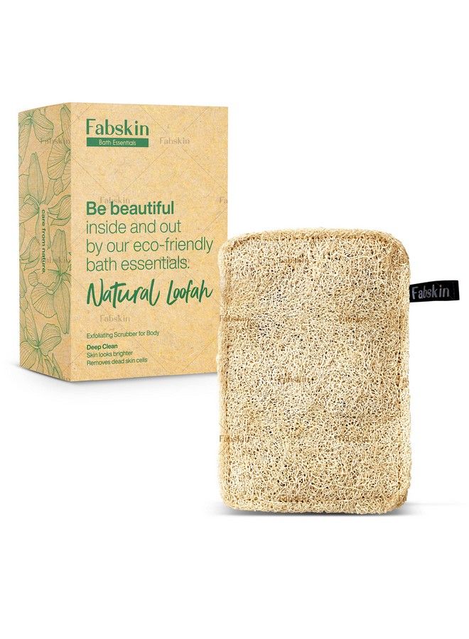Fabskin لوف طبيعي عضوي مجفف بالشمس I إسفنجة فرك للجسم للاستحمام ; للرجال والنساء I لوفا عضوية للاستحمام وتقشير البشرة (عبوة من 1) - Image 2