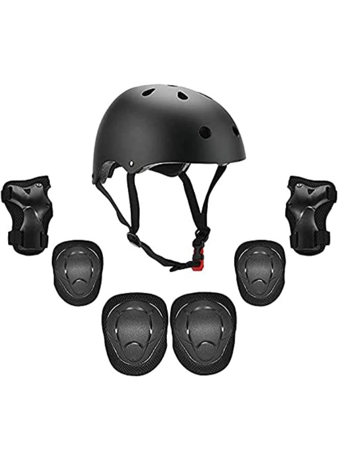 Top-rated 7-in-1 Kids Bike Helmet Set | Adjustable Safety Gear for Cycling, Skating, Skateboarding | Premium Protection for Boys and Girls (Ages 3-10) | Breathable, Easy-Clean, Strong Impact.  - Image 1