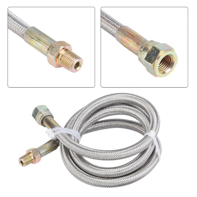 BORDSTRACT Turbo Oil Feed Kit Automobile Turbines Oil Pipe T3 T4 Exhaust Line Kit Suitable for Most Turbochargers - Image 2