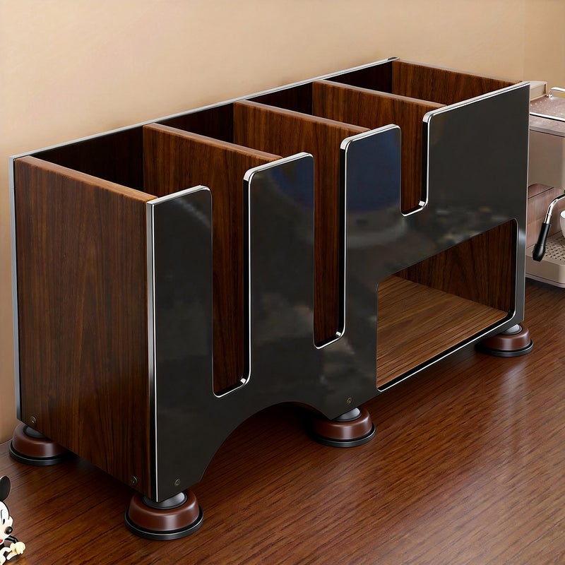 حامل أكواب ورقية للبار والمقهى، منظم قش الأكواب للطاولة - Image 1