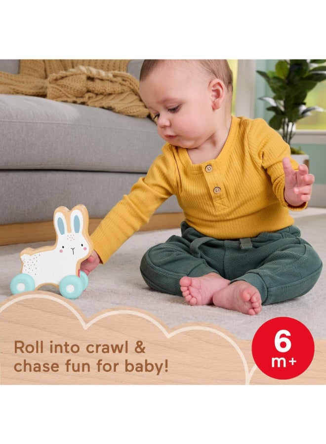 Fisher-Price Push Along Vehicle Toy for Babies and Toddlers, Interactive Crawling Developmental Toy with Rolling Action and Sensory Play for Infants Age 6 Months+ - Image 4