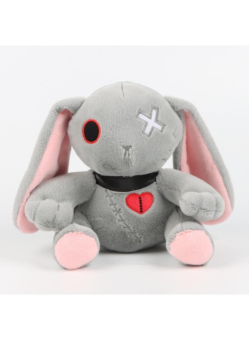 general Creative Doll Dark Series Plush Toy Grey Rabbit 25cm Gift For Kids Boys Girls Children's Day Birthday Gift - Image 1