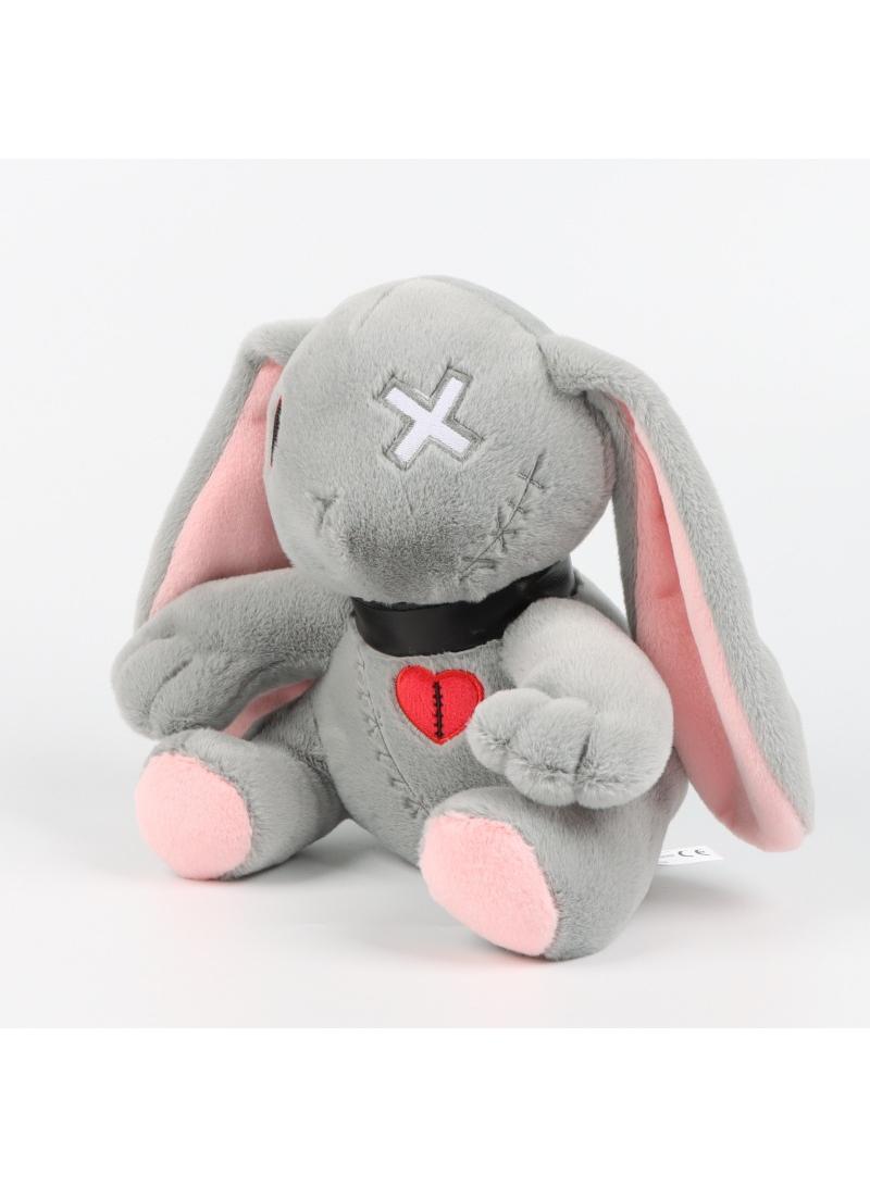 general Creative Doll Dark Series Plush Toy Grey Rabbit 25cm Gift For Kids Boys Girls Children's Day Birthday Gift - Image 2