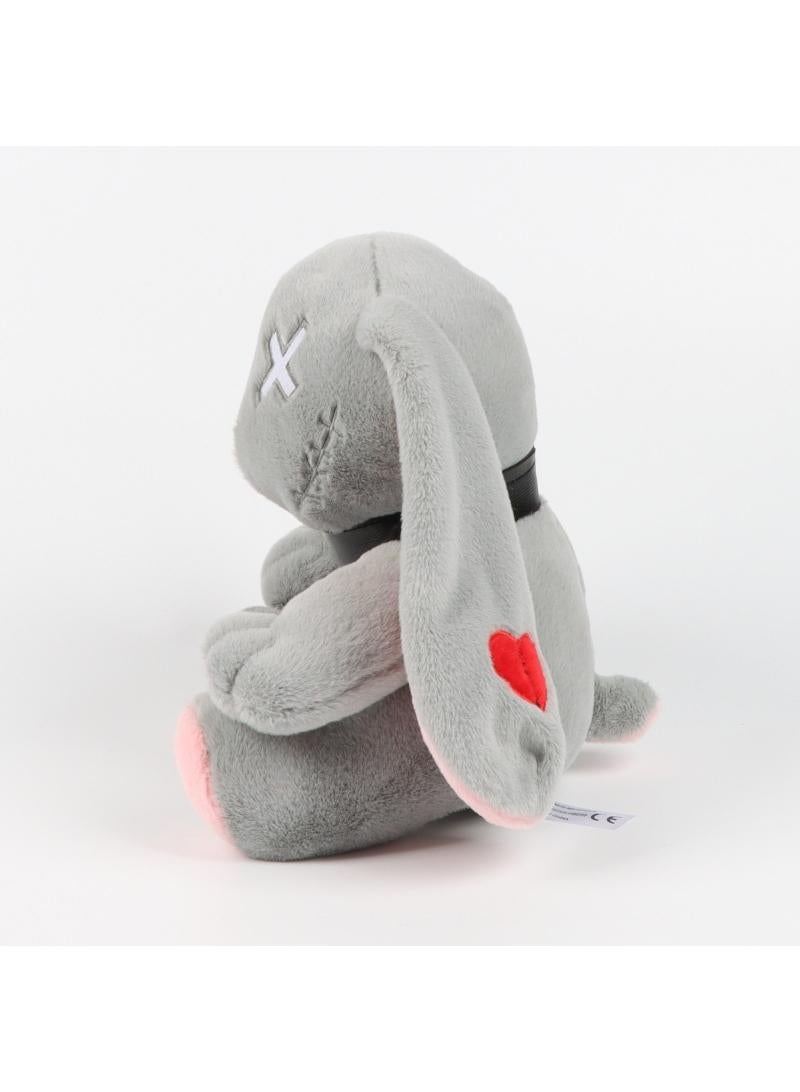general Creative Doll Dark Series Plush Toy Grey Rabbit 25cm Gift For Kids Boys Girls Children's Day Birthday Gift - Image 3