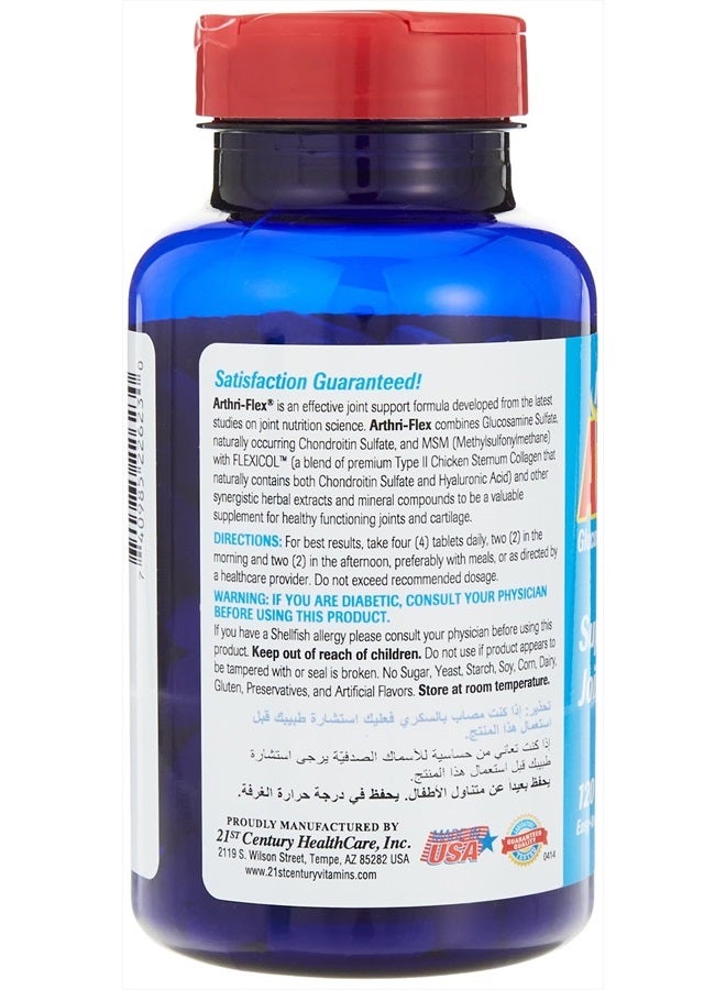 21st Century Arthriflex Advantage Tablets, 120 Count - Image 3