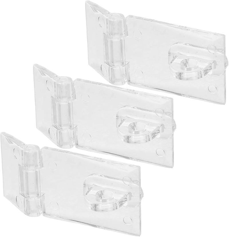15Pcs Clear Acrylic Hinges Latch Lock For Jewelry Box Display Case Storage Bin - Image 2