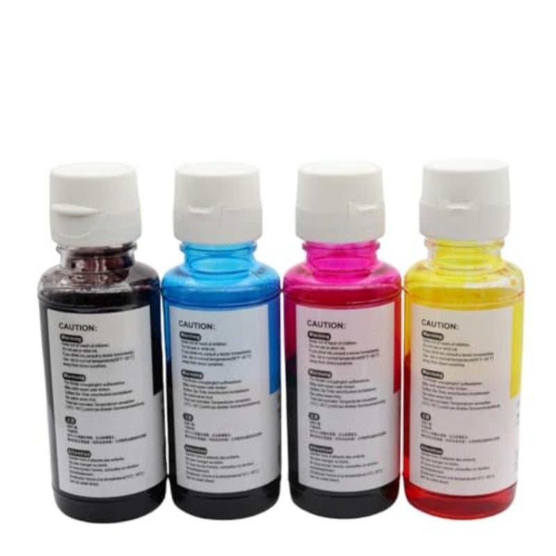 خراطيش متوافقة مع حبر GT51 GT52 لطابعات HP DeskJet: GT 5810، GT 5820، 5821، 5822، 310، 315، 316، 319، 410، 415، 416، 419، 720، 750، 790 حبر صبغة عالي الإنتاجية، لون أسود، 4 عبوات - Image 5