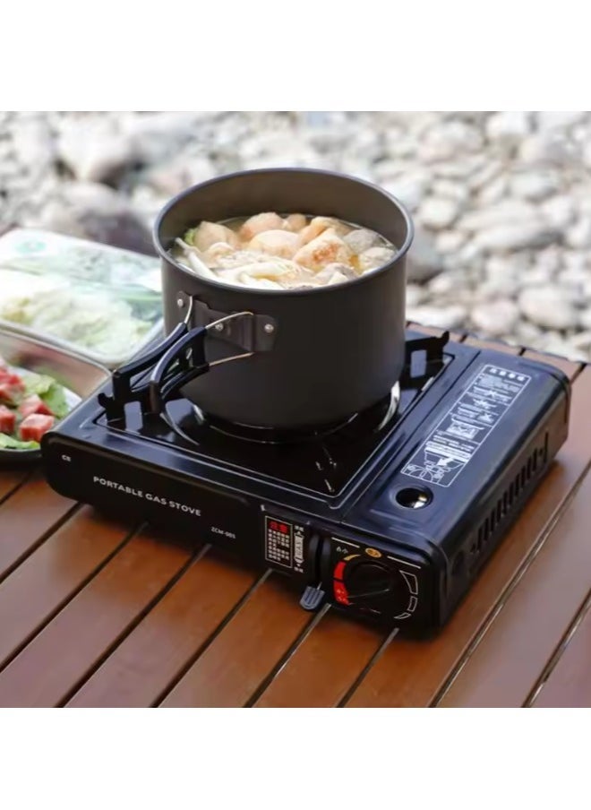 Denx Gas Stove Dual Use Type, Portable For Trips And Camping | 2.8 Kw | 220 Gas Capacity - Image 3