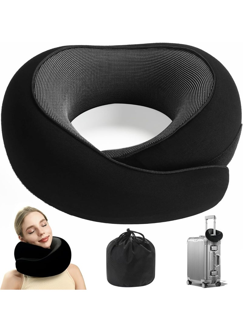 Travel Pillows for Airplanes,Travel Neck Pillow Airplane Memory Foam Travel Pillow Neck Pillow for Traveling Suitable for Airplanes,Offices and Cars - Image 1