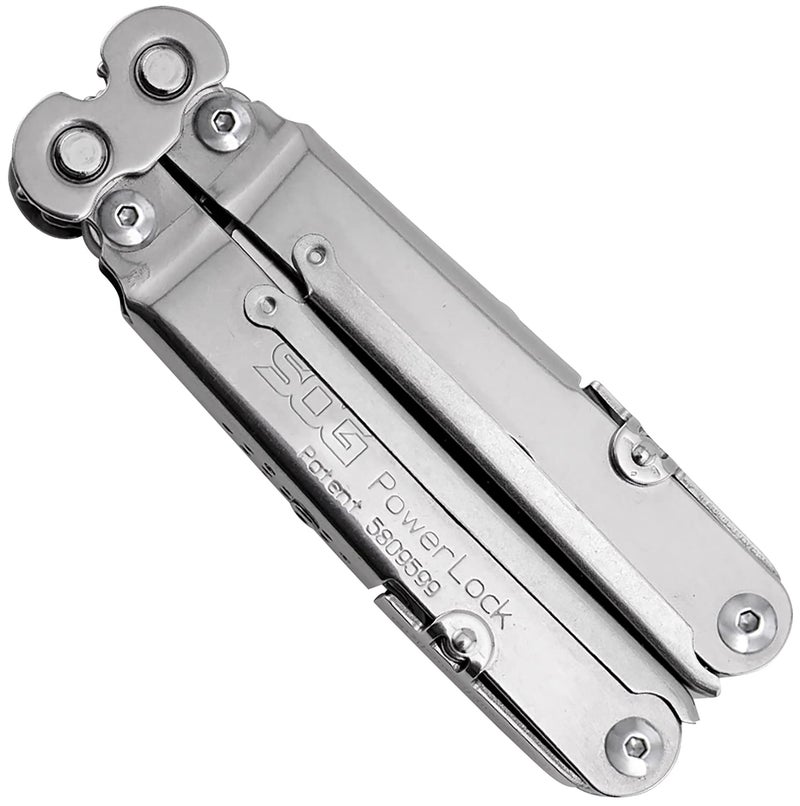 SOG Powerlock Heavy Duty 18 Multitool Pliers with Ballistic Nylon Sheath (Satin) - Image 2