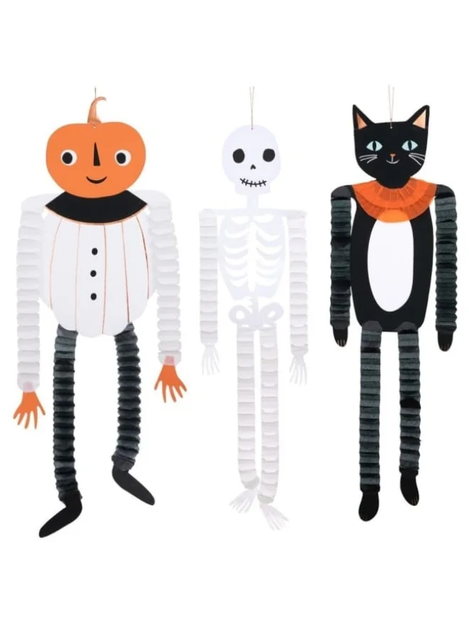 Meri Meri Vintage Halloween Honeycomb Decorations