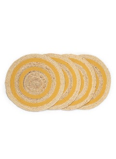 Raymond Handmade Jute Placemat – Add rustic elegance to your table with this eco-friendly, durable jute mat. Perfect for dining, decor, or gifting! 35 CM-14 INCH  - Image 5