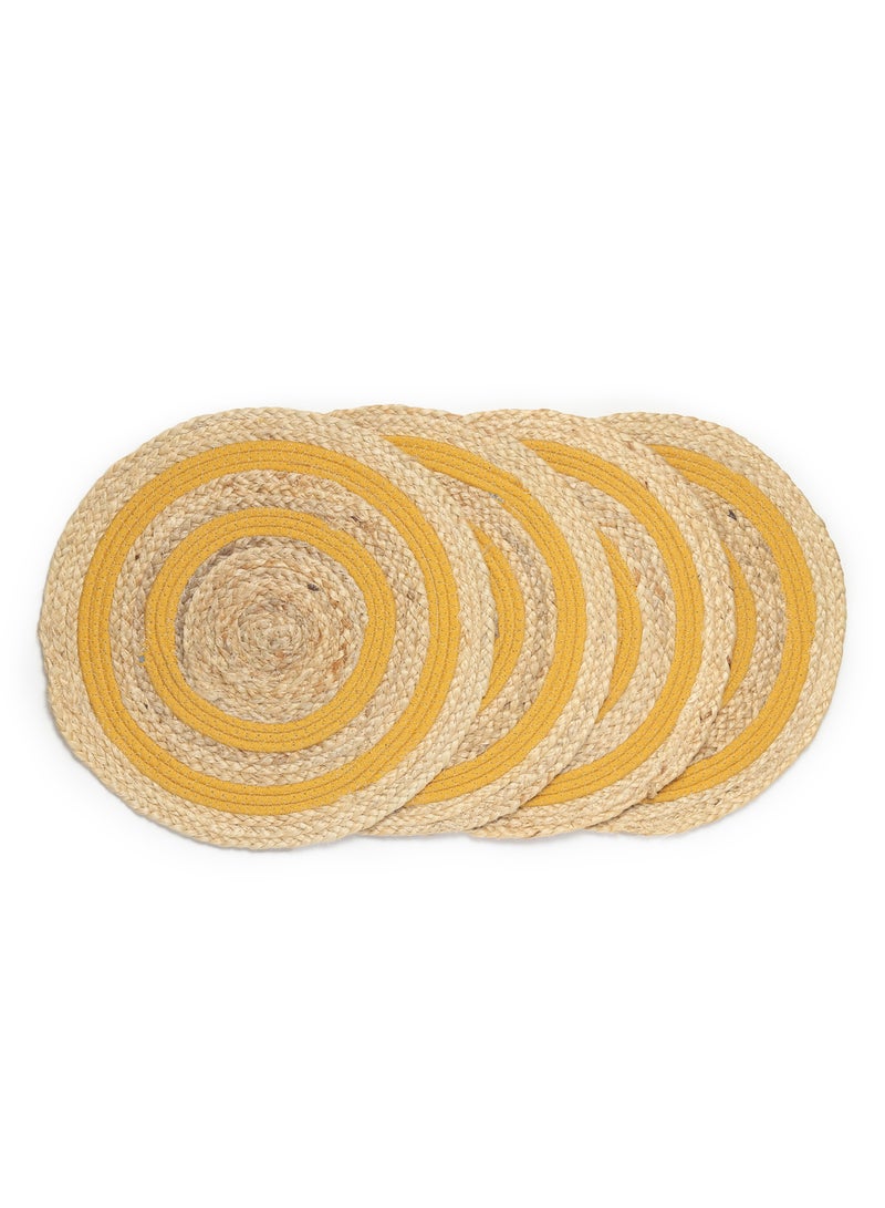 Raymond Handmade Jute Placemat – eco-friendly, durable jute mat. Perfect for dining, decor, or gifting! 35 CM-14 INCH - 4 Pcs Set - Image 5