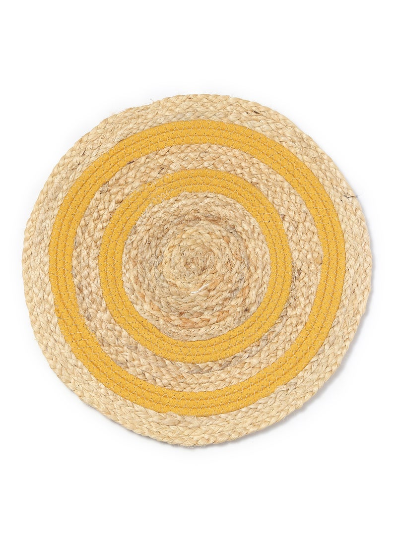 Raymond Handmade Jute Placemat – eco-friendly, durable jute mat. Perfect for dining, decor, or gifting! 35 CM-14 INCH - 4 Pcs Set - Image 2